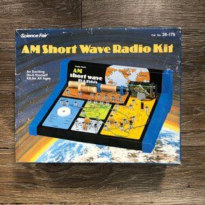 Radio Shack Science Fair Am Short Wave Radio Kit Vintage Not Assembled